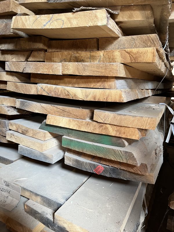 Buy Waney Edge Oak Timber 40mm
