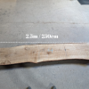Extra wide waney/live edge oak board